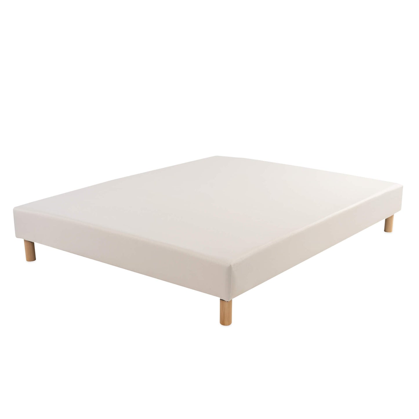 Upholstered bed base - H 28 or 35 cm - Choice of color - Fabric - LE SOMMIER REVERIES