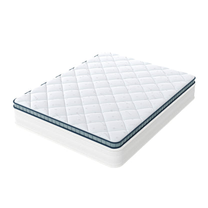 2 in 1 mattress topper FRESH summer side + memory foam side - THERMO FRESH BLUE - TOPPER 5 cm