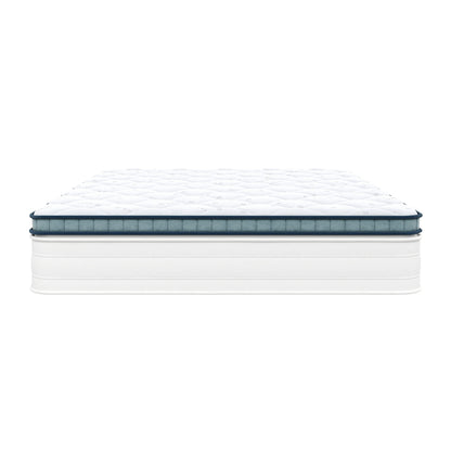 2 in 1 mattress topper FRESH summer side + memory foam side - THERMO FRESH BLUE - TOPPER 5 cm